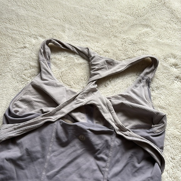 Lululemon Purple Racer Back Tank Top Size 6 No pads - Picture 5 of 6